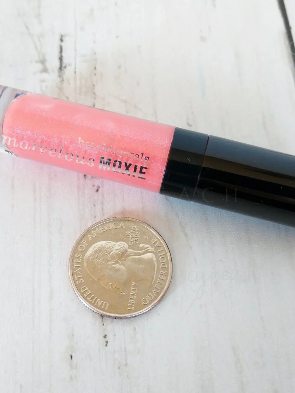 bareMinerals Crowd Surfer Lip Gloss New 2.25ml/.07oz Travel Coastal Chic Preppy